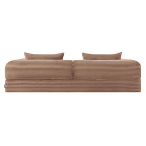 Sleeping Sofa Joy 2 Persons Corduroy Terracotta/Pink