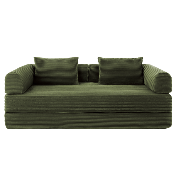 Schlafsofa Joy 2 Personen Cord Green