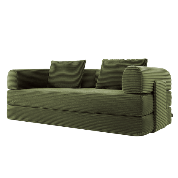Schlafsofa Joy 2 Personen Cord Green
