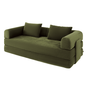 Schlafsofa Joy 2 Personen Cord Green