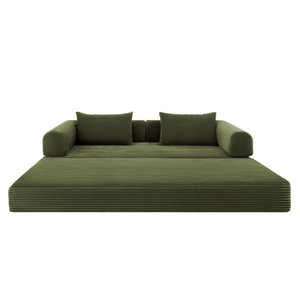 Schlafsofa Joy 2 Personen Cord Green
