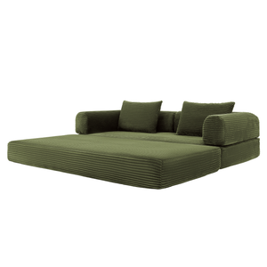 Schlafsofa Joy 2 Personen Cord Green