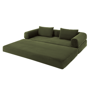 Schlafsofa Joy 2 Personen Cord Green