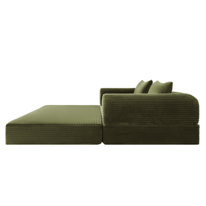 Schlafsofa Joy 2 Personen Cord Green
