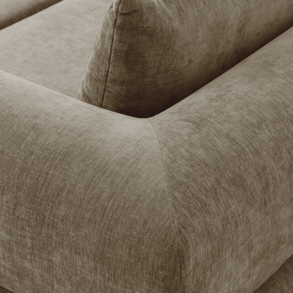 Sleeping Sofa Joy 2 Persons Chenille Taupe