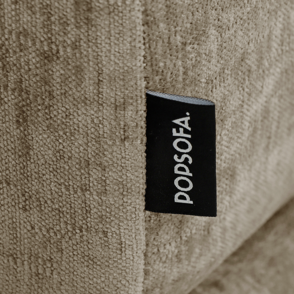 Sleeping Sofa Joy 2 Persons Chenille Taupe