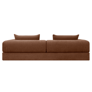 Schlafsofa Joy 2 Personen Chenille Kupfer