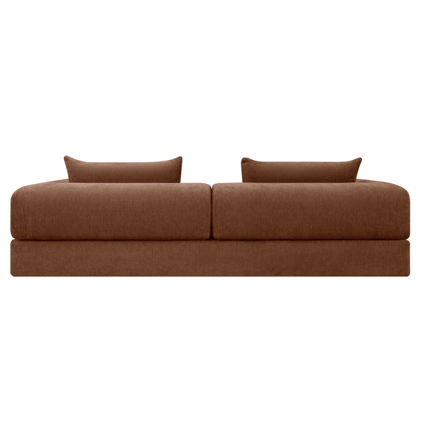 Schlafsofa Joy 2 Personen Chenille Kupfer