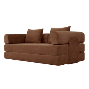 Schlafsofa Joy 2 Personen Chenille Kupfer