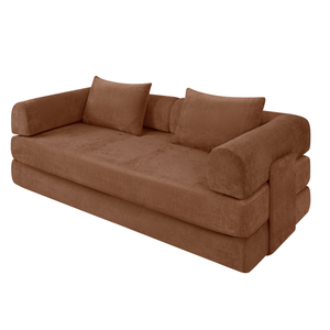 Schlafsofa Joy 2 Personen Chenille Kupfer
