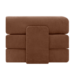 Schlafsofa Joy 2 Personen Chenille Kupfer