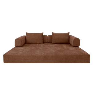 Schlafsofa Joy 2 Personen Chenille Kupfer