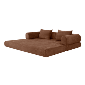 Schlafsofa Joy 2 Personen Chenille Kupfer