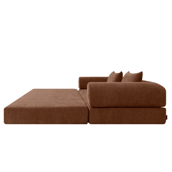 Schlafsofa Joy 2 Personen Chenille Kupfer
