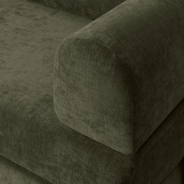 Schlafsofa Joy 2 Personen Chenille Salbeigrün