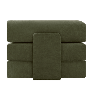 Schlafsofa Joy 2 Personen Chenille Salbeigrün