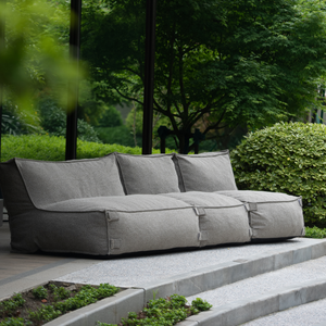 Outdoor-Loungebett Kiki Grau