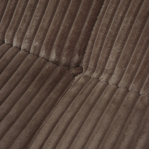 Rave 2,5-Zits Bank Ribstof Taupe