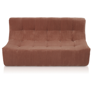 Rave 2,5 Seater Sofa Corduroy Terracotta/Pink