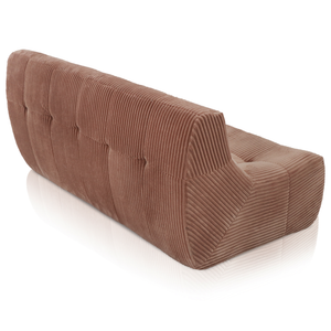 Rave 2,5 Seater Sofa Corduroy Terracotta/Pink