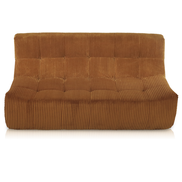 Rave 2,5 Seater Sofa Corduroy Ochre Yellow