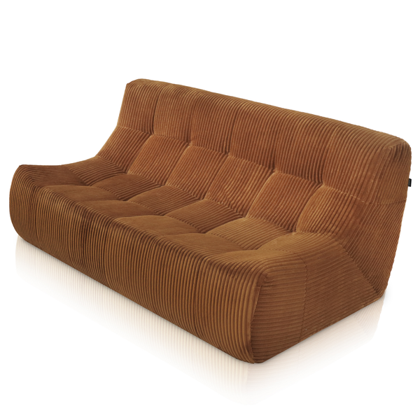 Rave 2,5 Seater Sofa Corduroy Ochre Yellow