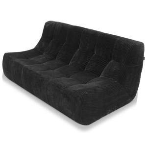 Rave 2,5 Seater Sofa Corduroy Black