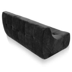 Rave 2,5 Seater Sofa Corduroy Black