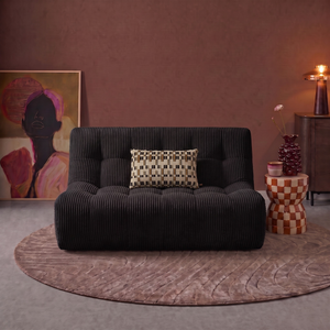 Rave 2,5 Seater Sofa Corduroy Black