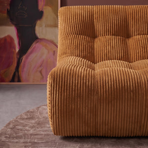 Rave 2,5 Seater Sofa Corduroy Ochre Yellow