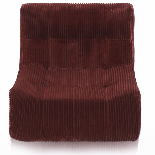 Armchair Rave Corduroy Copper Burgundy