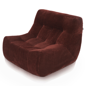 Armchair Rave Corduroy Copper Burgundy