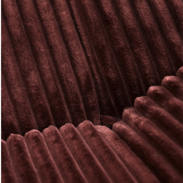 Armchair Rave Corduroy Copper Burgundy