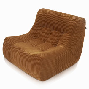 Armchair Rave Corduroy Ochre Yellow