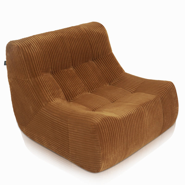 Armchair Rave Corduroy Ochre Yellow