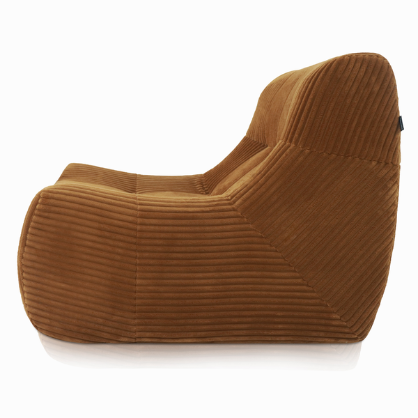 Armchair Rave Corduroy Ochre Yellow