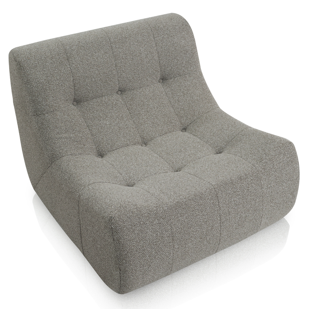 Armchair Rave Bouclé Brown