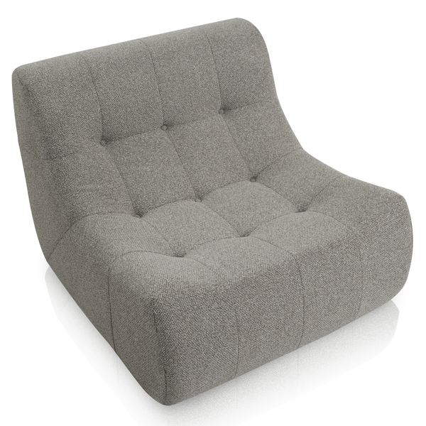 Armchair Rave Bouclé Brown