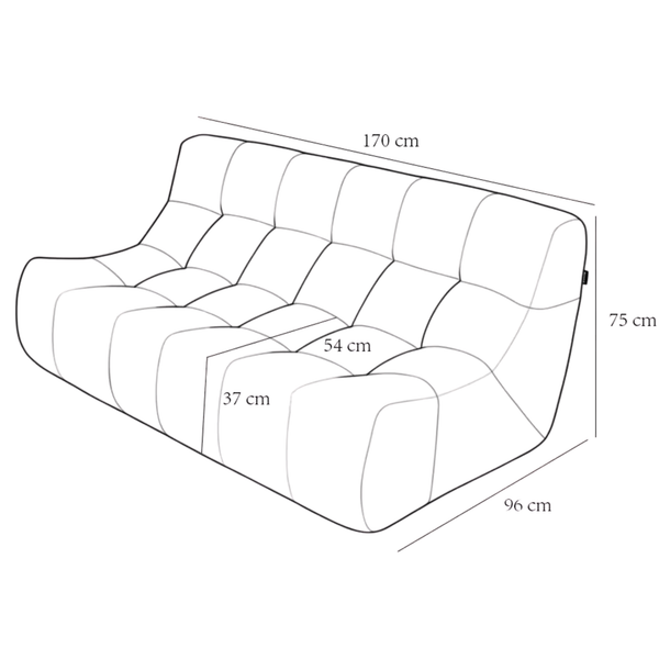 Rave 2,5 Seater Sofa Corduroy Ochre Yellow