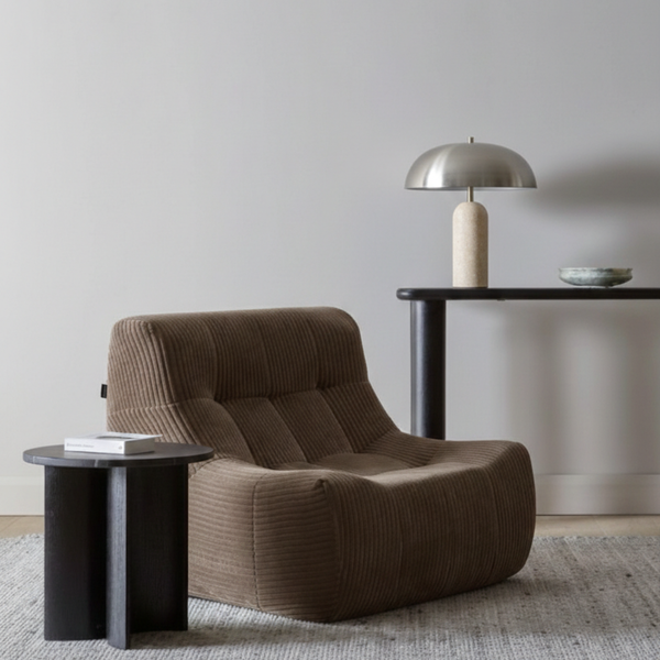 Sessel Rave Cordstoff Taupe