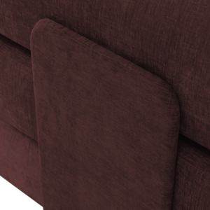 Schlafsofa Joy 2 Personen Chenille Burgunderrot
