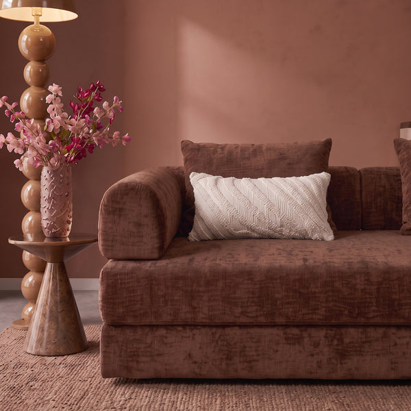 Sleeping Sofa Joy 2 Persons Chenille Copper