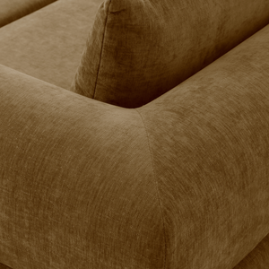 Canapé-Lit Joy 2 Places Chenille Jaune Ocre