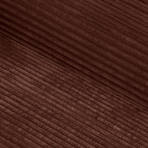 Sleeping Sofa Joy 2 Persons Corduroy Copper Burgundy