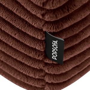 Sleeping Sofa Joy 2 Persons Corduroy Copper Burgundy