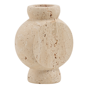 Vase Circle Travertin