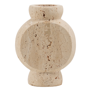 Vase Circle Travertin