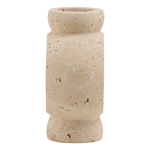 Vase Circle Travertin